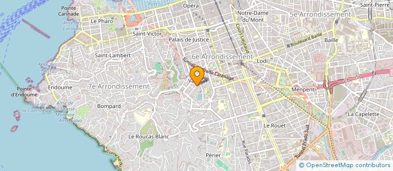 localisation de l'entreprise LBB à MARSEILLE