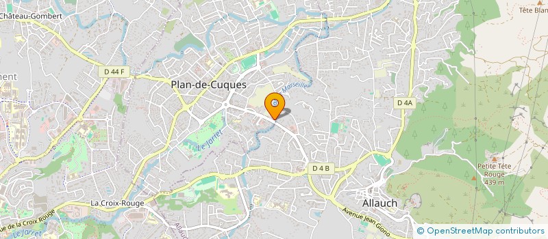 localisation de l'entreprise LBB à PLAN-DE-CUQUES