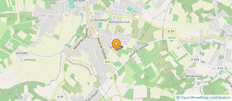 localisation de l'entreprise LBB  FRONTON