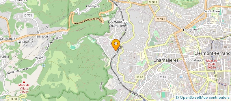 localisation de l'entreprise LBB CONSEIL  CHAMALIERES