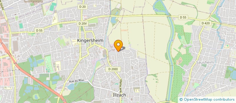 localisation de l'entreprise LBB DAGUERRE  ILLZACH