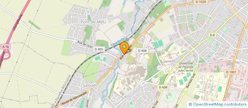 localisation de l'entreprise LBB SALEUX  SALEUX