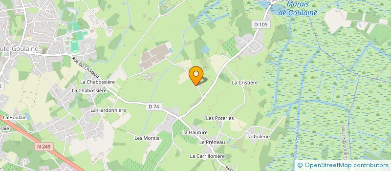 localisation de l'entreprise LBBL  HAUTE-GOULAINE