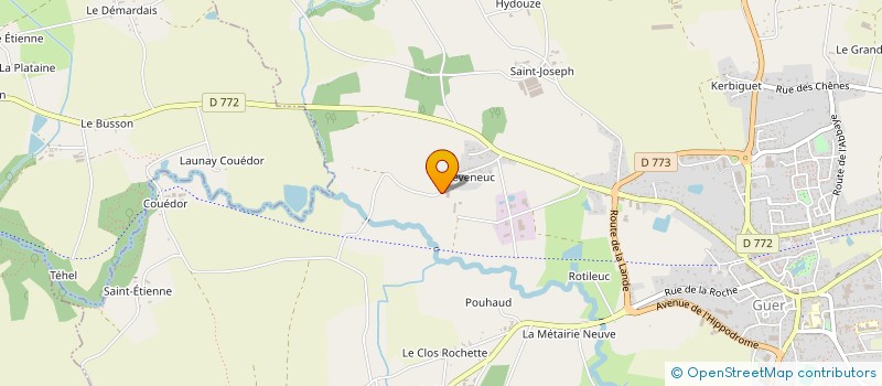 localisation de l'entreprise LBBOX  GUER