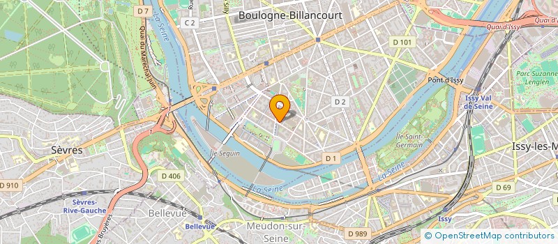 localisation de l'entreprise LBBS.BBONTEMPS  BOULOGNE-BILLANCOURT