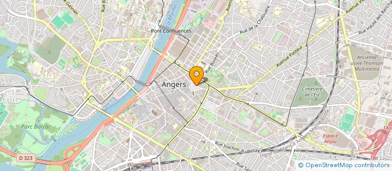 localisation de l'entreprise LBC à ANGERS