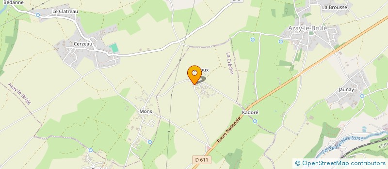 localisation de l'entreprise LBC  LA CRECHE