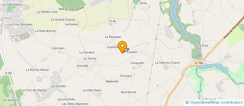 localisation de l'entreprise LBC à HILLION