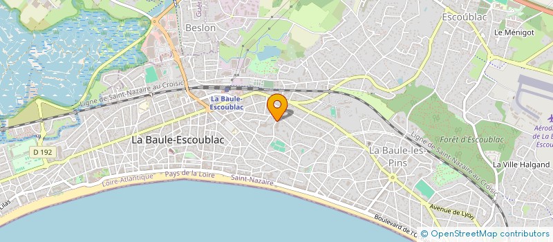 localisation de l'entreprise LBC  LA BAULE-ESCOUBLAC