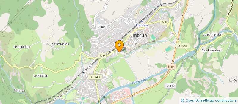 localisation de l'entreprise LBC à EMBRUN