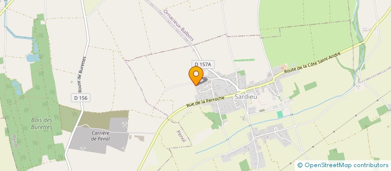 localisation de l'entreprise LBC AUTOCONTROL  SARDIEU