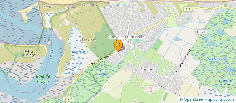 localisation de l'entreprise LBC CONSTRUCTION  MERVILLE-FRANCEVILLE-PLAGE