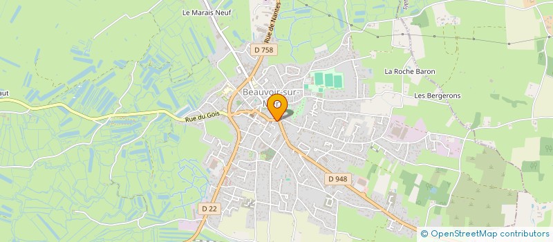 localisation de l'entreprise LBC ELECTRICITE GENERALE ET TECHNOLOGIES à BEAUVOIR-SUR-MER