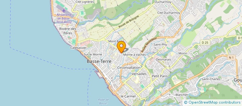 localisation de l'entreprise LBC GWADA ACTIFS à BASSE-TERRE