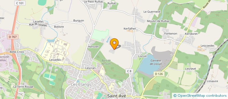 localisation de l'entreprise LBC HOLDING  SAINT-AVE