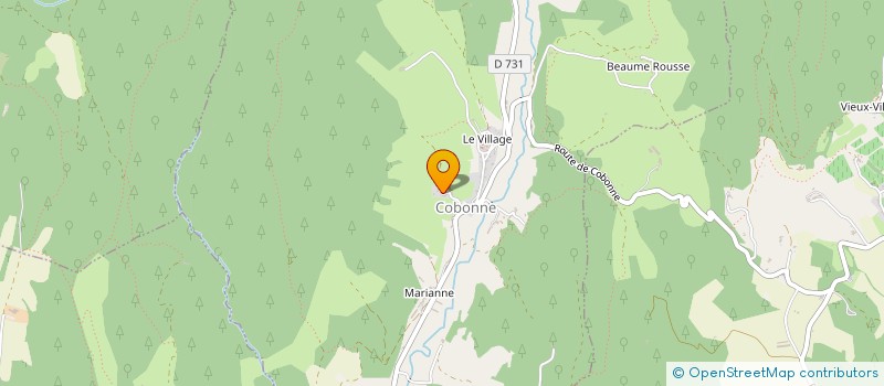 localisation de l'entreprise LBC LAUZUN  COBONNE