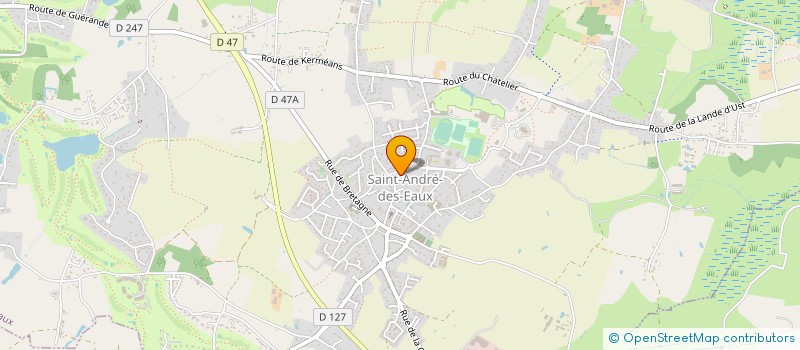 localisation de l'entreprise LBC LOISIRS  SAINT-ANDRE-DES-EAUX