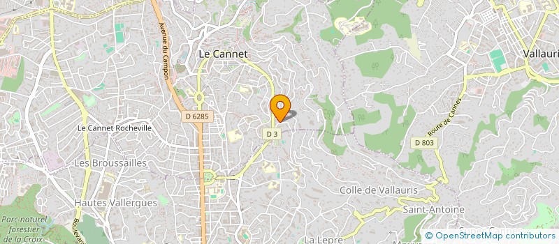 localisation de l'entreprise LBC MARINE  VALLAURIS