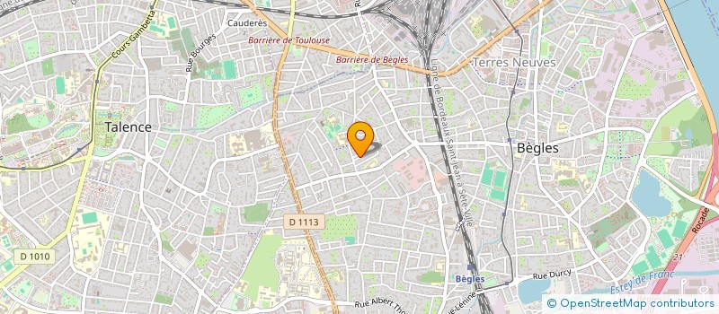 localisation de l'entreprise LBC STOCKAGE à BEGLES