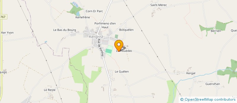 localisation de l'entreprise LBC3  KERGRIST