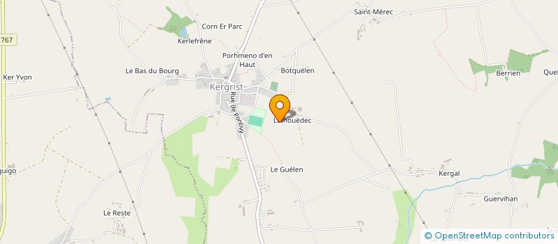 localisation de l'entreprise LBC5  KERGRIST