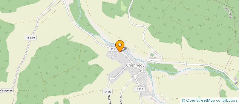 localisation de l'entreprise LBCA à CHENNEGY