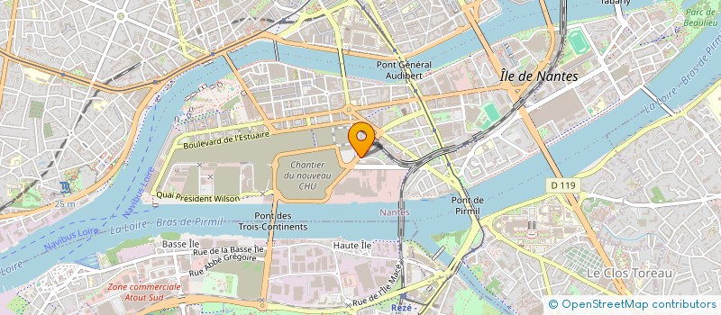 localisation de l'entreprise LBCB à NANTES