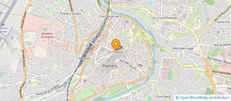 localisation de l'entreprise LBCC  POITIERS