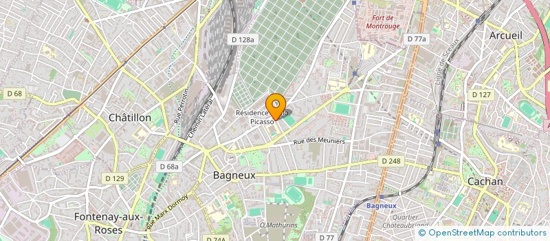localisation de l'entreprise LBCDW à BAGNEUX