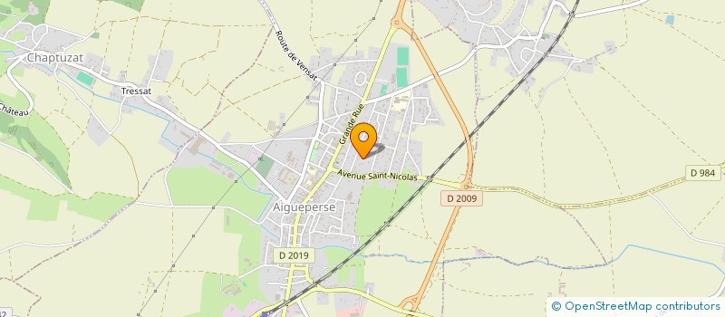 localisation de l'entreprise LBCF IMMO  AIGUEPERSE