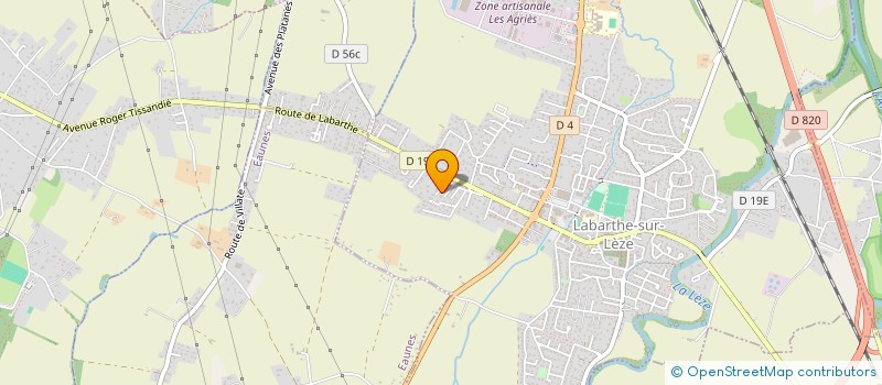 localisation de l'entreprise LBCLIM à LABARTHE-SUR-LEZE