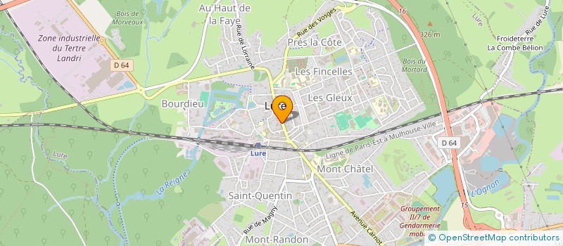 localisation de l'entreprise LBCMELISA  LURE