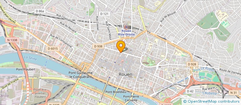 localisation de l'entreprise LBCP à ROUEN