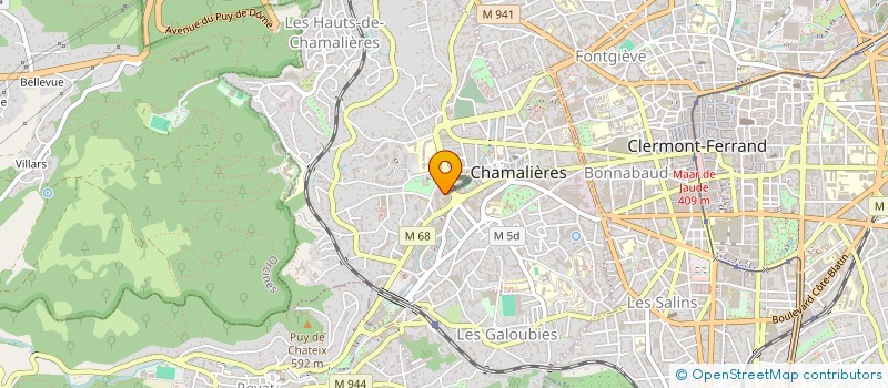 localisation de l'entreprise LBD à CHAMALIERES