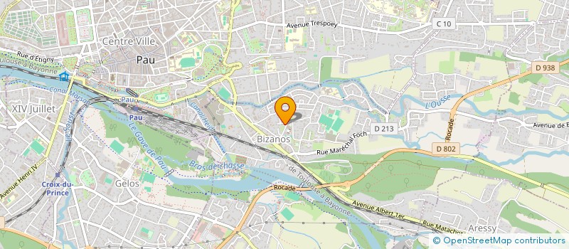 localisation de l'entreprise LBD  BIZANOS