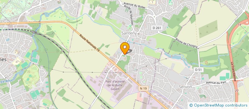 localisation de l'entreprise LBD FAMILY  SANTENY