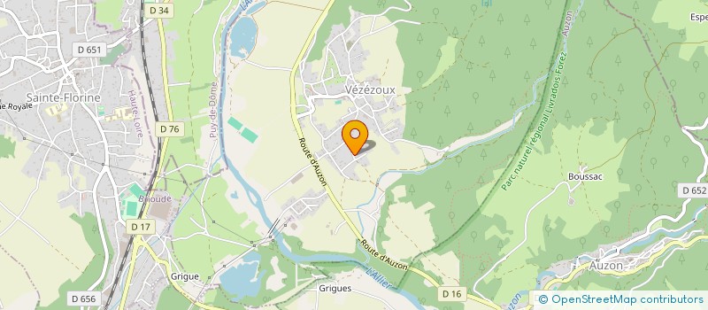 localisation de l'entreprise LBD GROUPE  VEZEZOUX