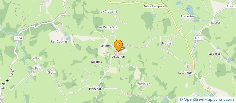 localisation de l'entreprise LBD MECA à LA SERRE-BUSSIERE-VIEILLE