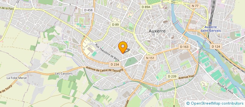 localisation de l'entreprise LBD2C à AUXERRE