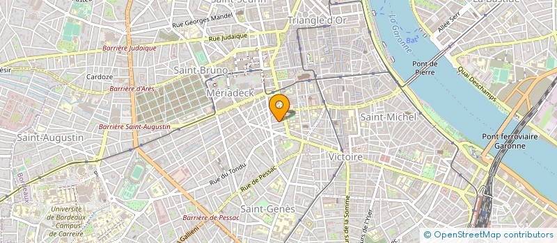 localisation de l'entreprise LBDA2 à BORDEAUX
