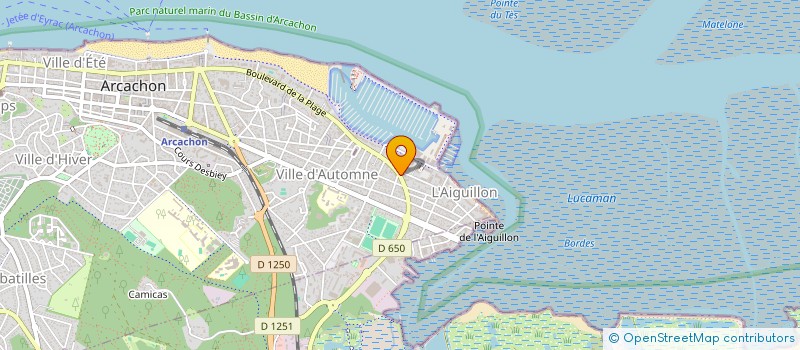 localisation de l'entreprise LBDB à ARCACHON