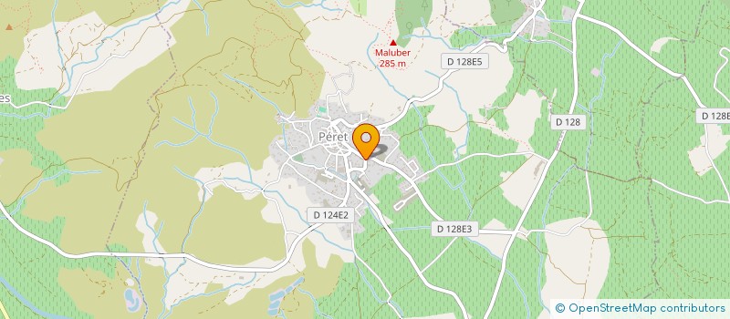 localisation de l'entreprise LBDB  PERET