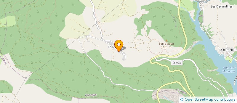 localisation de l'entreprise LBDC  LA BATIE-NEUVE