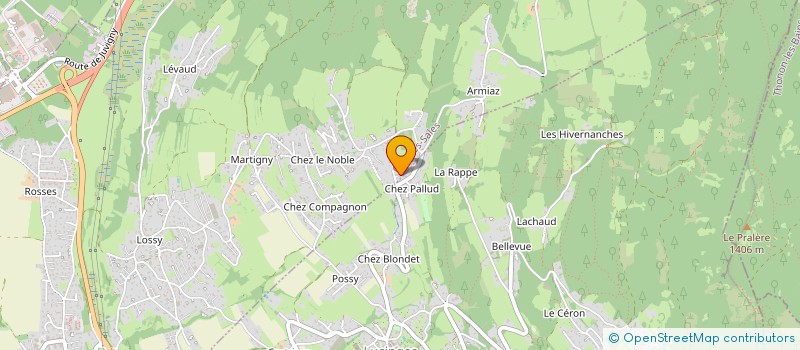 localisation de l'entreprise LBDF  CRANVES-SALES