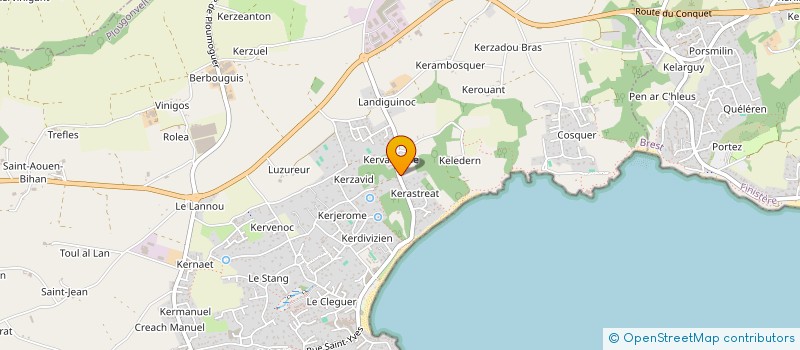 localisation de l'entreprise LBDG  PLOUGONVELIN