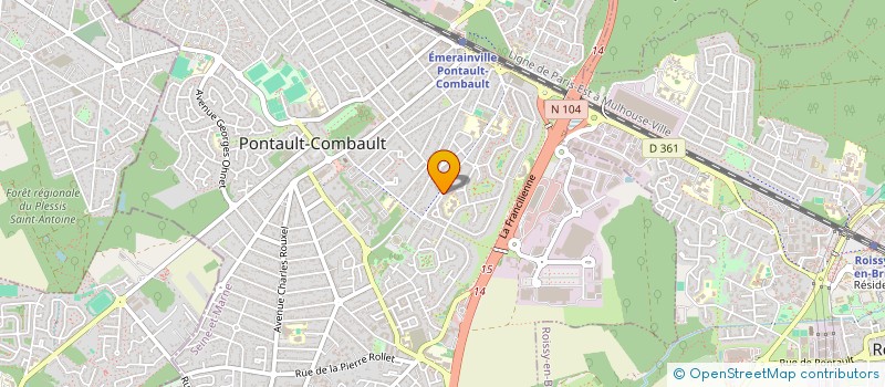 localisation de l'entreprise LBDG à PONTAULT-COMBAULT