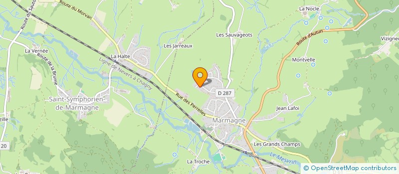 localisation de l'entreprise LBDJ  MARMAGNE