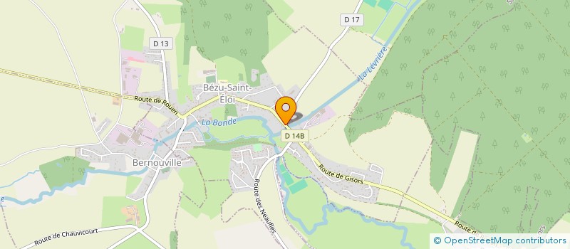 localisation de l'entreprise LBDL  BEZU-SAINT-ELOI