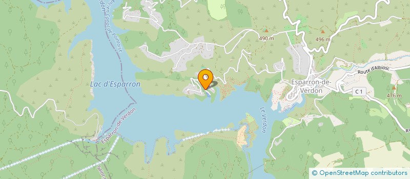 localisation de l'entreprise LBDL  ESPARRON-DE-VERDON