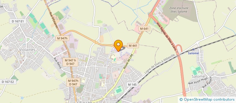 localisation de l'entreprise LBDL  LA BASSEE